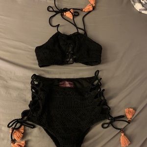 Black high waisted Victoria secret